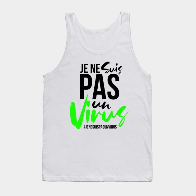 je ne suis pas un virus Tank Top by Amelia Emmie